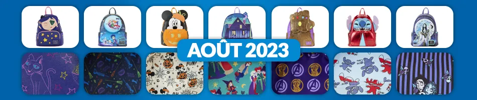 Les Nouveautés Loungefly d&#039;Août 2023