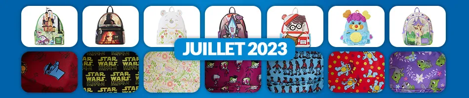 Les Nouveautés Loungefly de Juillet 2023