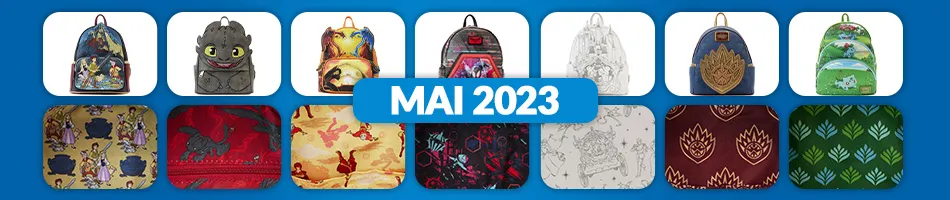 Les Nouveautés Loungefly de Mai 2023
