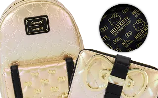 Collection Loungefly 50ème Anniversaire Or / 50th Anniversary Gold Sanrio