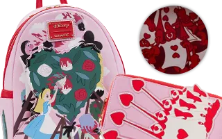 Collection Loungefly Alice Peignant les Roses en Rouge / Alice Painting The Roses Red Alice au Pays des Merveilles [Disney] / Alice in wonderland