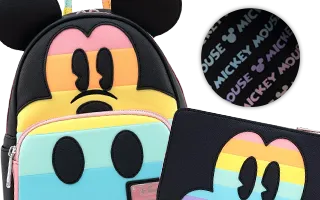 Collection Loungefly Mickey Arc-en-ciel Pastel / Mickey Pastel Rainbow Mickey Mouse [Disney]