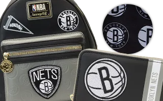 Collection Loungefly Brooklyn Nets Patch Icons NBA (National Basketball Association)