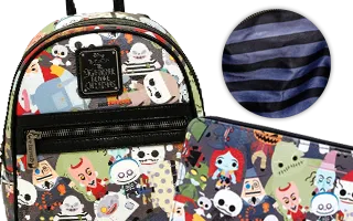 Collection Loungefly Chibi Personnages / Chibi Characters L&#039;Étrange Noël de Monsieur Jack [Disney] / The Nightmare before Christmas