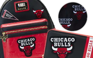 Collection Loungefly Chicago Bulls Patch Icons NBA (National Basketball Association)
