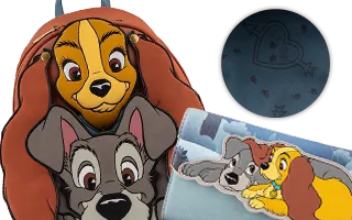 Collection Loungefly Ciment Humide / Wet Cemet La Belle et le Clochard [Disney] / Lady and the Tramp