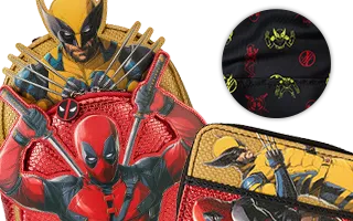 Collection Loungefly Deadpool &amp; Wolverine Marvel