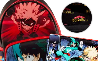 Collection Loungefly Deku vs Katsuki Bakugo My Hero Academia