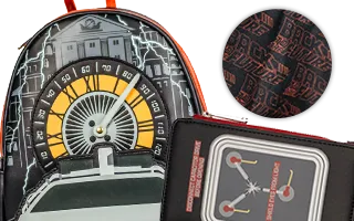 Collection Loungefly DeLorean Retour vers le futur / Back to the Future