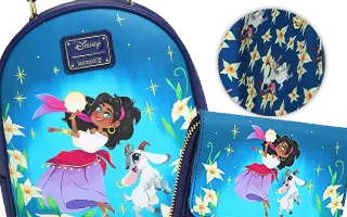 Collection Loungefly Esméralda &amp; Djali Floral Le Bossu de Notre-Dame [Disney] / The Hunchback of Notre Dame