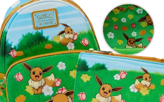 Collection Loungefly Evoli Fleurs / Eevee Flowers Pokémon