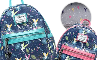 Collection Loungefly Fée Clochette Rose &amp; Bleu / Tinkerbell Pink &amp; Blue Peter Pan [Disney]