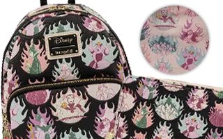 Collection Loungefly Flammes Pastel / Pastel Flames Disney Villains