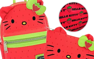 Collection Loungefly Hello Kitty Fraise Cosplay / Hello Kitty Strawberry Cosplay Sanrio