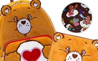 Collection Loungefly Grosbisou Peluche / Tenderheart Plush Les Bisounours / Care Bears