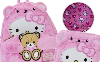 Collection Loungefly Hello Kitty Ourson / Hello Kitty Teddy Bear Sanrio
