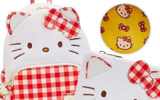 Collection Loungefly Hello Kitty Vichy Cosplay / Hello Kitty Gingham Cosplay Sanrio
