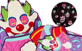 Collection Loungefly Jumbo Cosplay Les Clowns tueurs venus d&#039;ailleurs / Killer Klowns from Outer Space