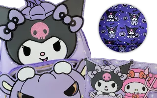 Collection Loungefly Kuromi citrouille / Kuromi Pumpkin Sanrio