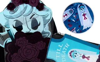 Collection Loungefly La Mariée Veuve Noire / The Black Widow Bride Le Manoir Hanté et les 999 Fantômes [Disney] / The Haunted Mansion