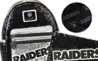 Collection Loungefly Las Vegas Raiders Sequin NFL (National Football League)