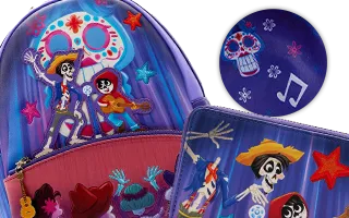 Collection Loungefly Le Spectacle de Miguel et Hector / Miguel and Hector Performance Coco [Disney Pixar]