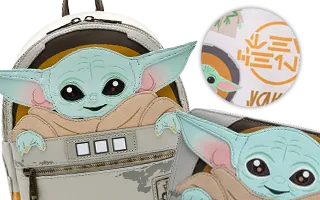 Collection Loungefly L&#039;Enfant Grogu dans le Berceau / The Child Grogu Craddle Star Wars