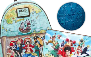 Collection Loungefly l&#039;équipage Chapeau de Paille / Straw Hat Crew One Piece