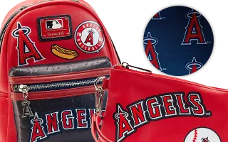 Collection Loungefly Los Angeles Angels Patches MLB (Major League Baseball)