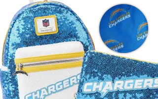 Collection Loungefly Los Angeles Chargers Sequin NFL (National Football League)