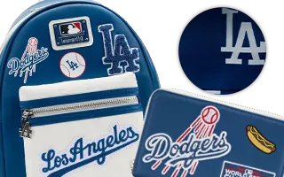 Collection Loungefly Los Angeles Dodgers Patches MLB (Major League Baseball)