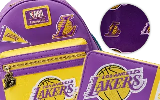 Collection Loungefly Los Angeles Lakers Patch Icons NBA (National Basketball Association)