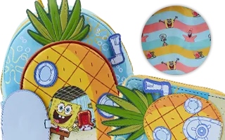 Collection Loungefly Maison Ananas / SpongeBob Pineapple House Bob l&#039;éponge [Nickelodeon] / SpongeBob SquarePants