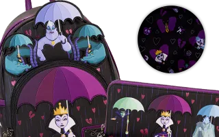 Collection Loungefly Malédiction Cœurs Brisés / Curse Your Hearts Disney Villains