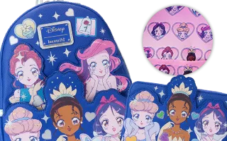 Collection Loungefly Manga Princesses Disney / Disney Princess