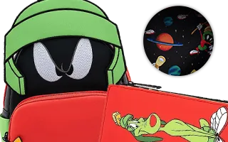 Collection Loungefly Marvin le Martien et K-9 / Marvin the Martian and K-9 Looney Tunes [Warner Bros]