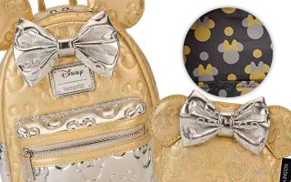 Collection Loungefly Métallique Or &amp; Argenté / Metallic Gold &amp; Silver Mickey Mouse [Disney]