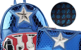Collection Loungefly Métallique / Metallic Captain America [Marvel]