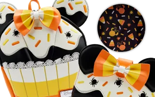 Collection Loungefly Minnie Candy Corn Cupcake Mickey Mouse [Disney]