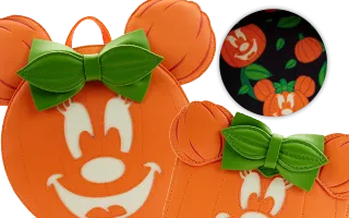 Collection Loungefly Minnie Citrouille Glow / Minnie Pumpkin Glow Mickey Mouse [Disney]