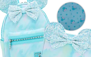 Collection Loungefly Minnie Mouse avec un Nœud Sequin / Minnie Mouse Bow Sequin Mickey Mouse [Disney]