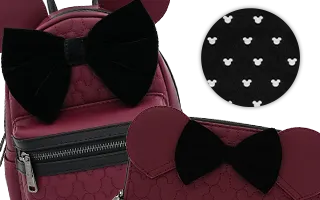 Collection Loungefly Minnie Mouse Marron Matelassé / Minnie Mouse Maroon Quilted Mickey Mouse [Disney]