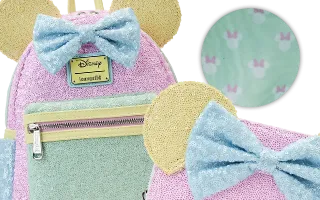 Collection Loungefly Minnie Mouse Pastel Sequin Mickey Mouse [Disney]