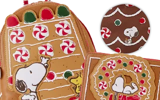 Collection Loungefly pain d&#039;épices / Gingerbread Snoopy / Peanuts