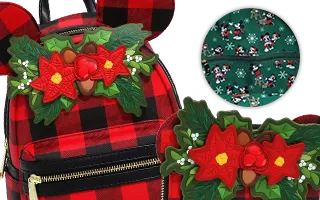 Collection Loungefly Plaid Noël / Plaid Holiday Mickey Mouse [Disney]