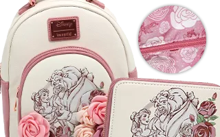 Collection Loungefly Portrait Floral / Floral Portrait La Belle et la Bête [Disney] / Beauty and the Beast