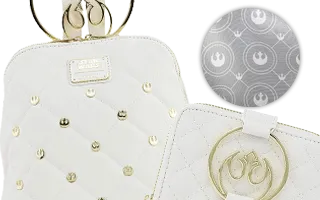 Collection Loungefly Rebel Blanc Or / White Gold Rebel Star Wars