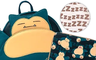 Collection Loungefly Ronflex / Snorlax Pokémon