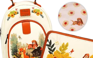 Collection Loungefly Rox et Rouky Floral / Fox and the Hound Floral Rox et Rouky [Disney] / The Fox and the Hound