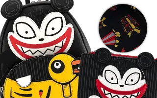 Collection Loungefly Scary Teddy et Undead Duck L&#039;Étrange Noël de Monsieur Jack [Disney] / The Nightmare before Christmas